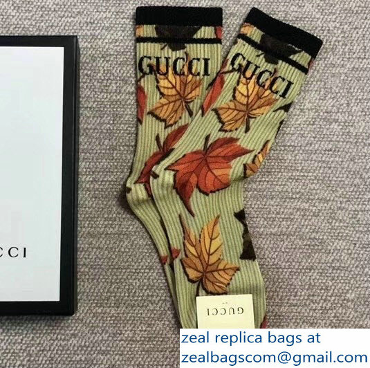 Gucci Cotton Socks G34 - Click Image to Close