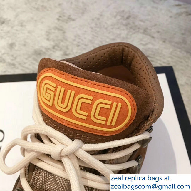 Gucci Flashtrek Lovers Sneakers Brown 2018