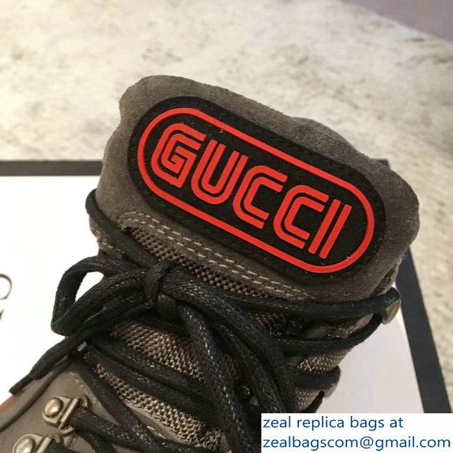 Gucci Flashtrek Lovers Sneakers Gray 2018