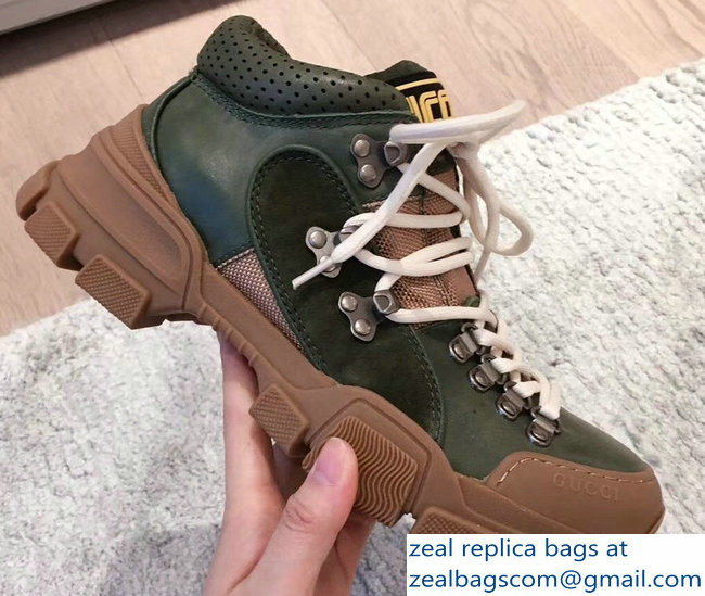 Gucci Flashtrek Lovers Sneakers Green 2018