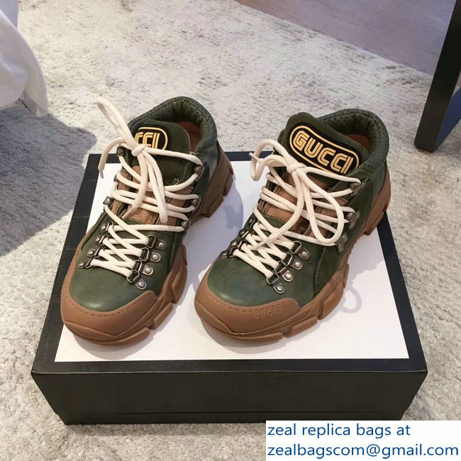 Gucci Flashtrek Lovers Sneakers Green 2018