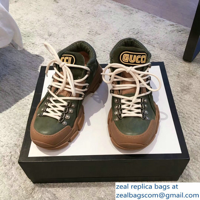 Gucci Flashtrek Lovers Sneakers Green 2018