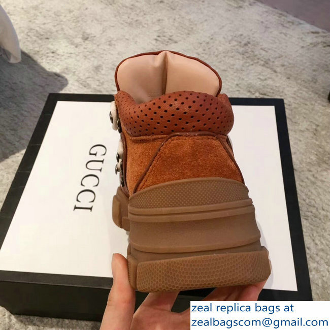 Gucci Flashtrek Lovers Sneakers Orange 2018