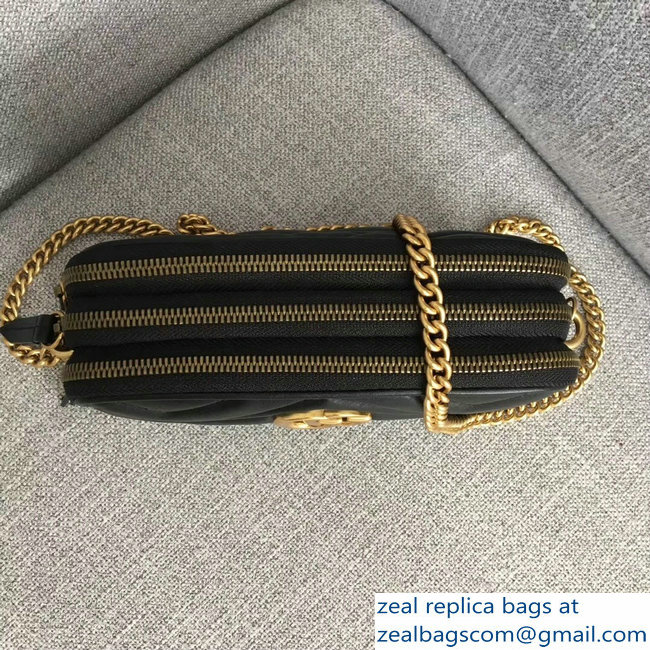 Gucci GG Marmont Mini Chain Bag 546581 Black 2018