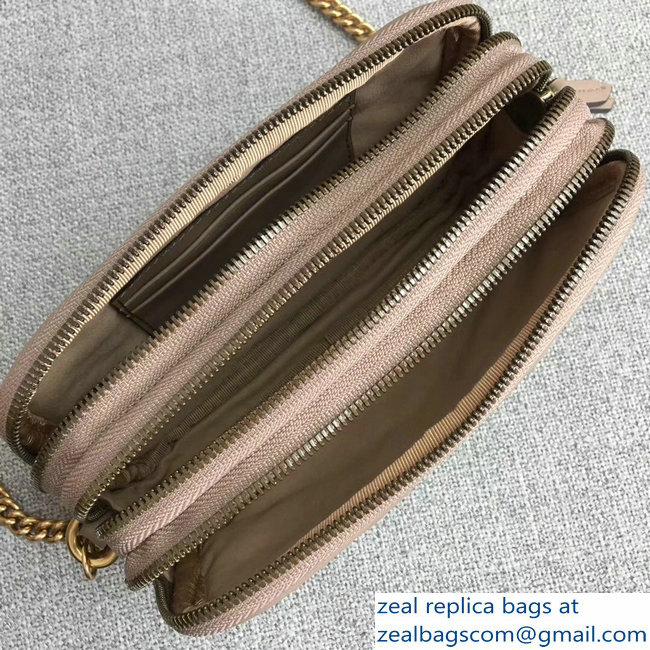 Gucci GG Marmont Mini Chain Bag 546581 Nude 2018