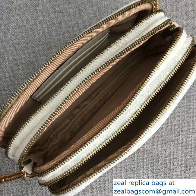 Gucci GG Marmont Mini Chain Bag 546581 White 2018