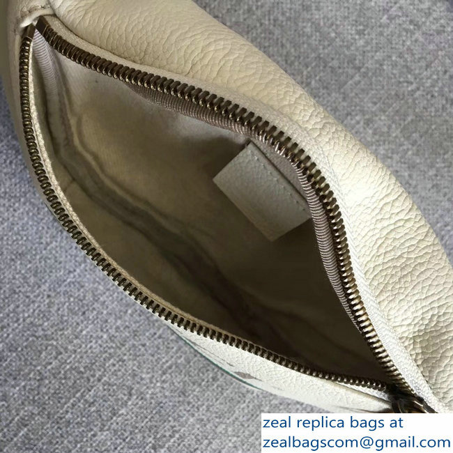 Gucci Print Leather Vintage Logo Small Belt Bag 527792 White 2018
