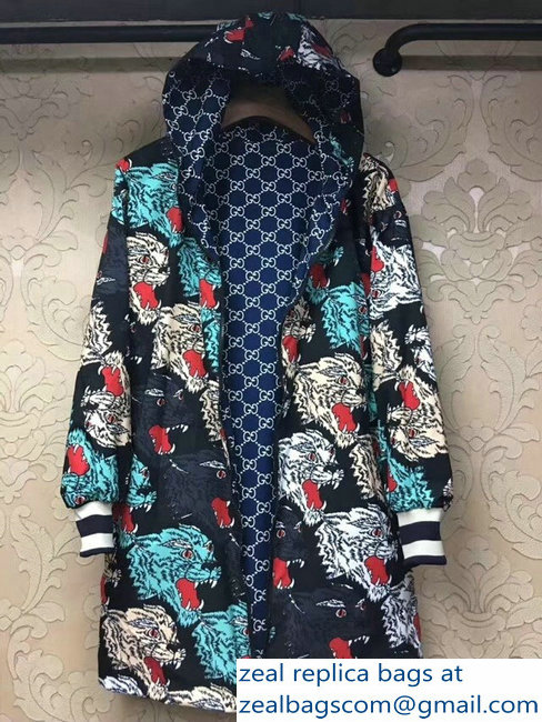 Gucci Reversible GG and Tiger Jacket 2018