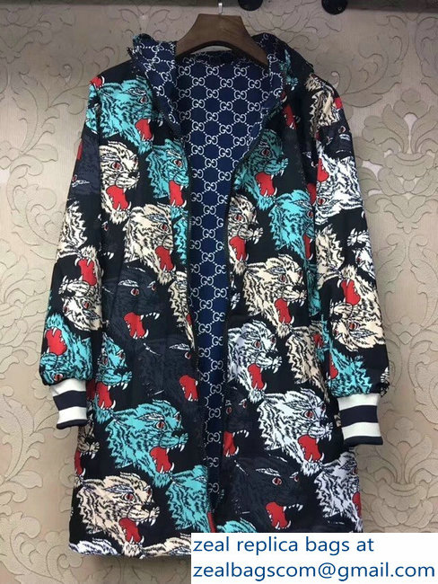 Gucci Reversible GG and Tiger Jacket 2018 - Click Image to Close