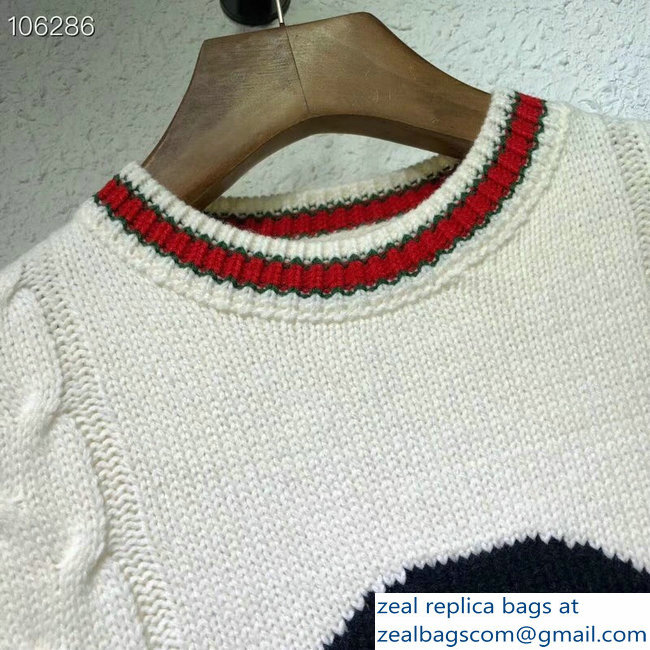 Gucci Unisex Wool Sweater Front Letter C 2018