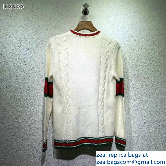 Gucci Unisex Wool Sweater Front Letter C 2018