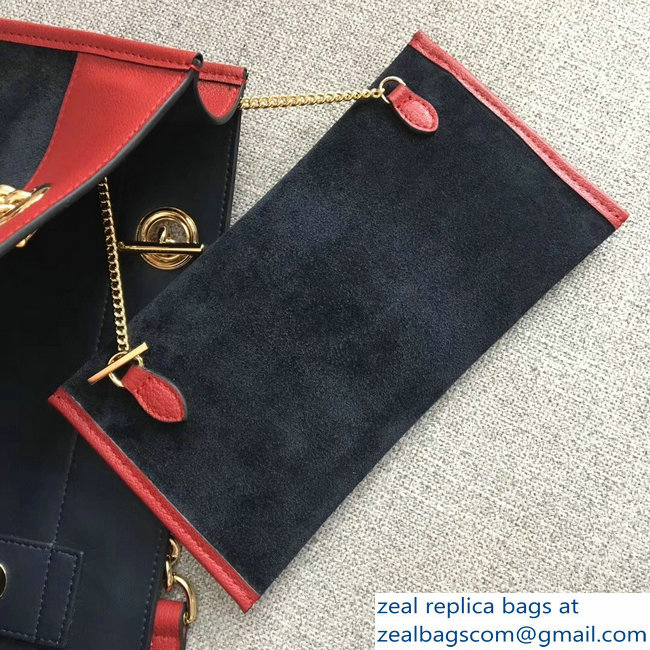 Gucci Web Rajah Large Tote Bag 537219 with NY Yankees-Patch Suede Dark Blue 2018 - Click Image to Close