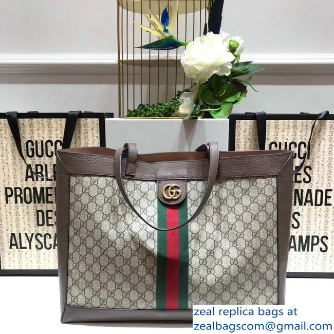 Gucci Web Stripe Ophidia GG Tote Bag 547947 2018