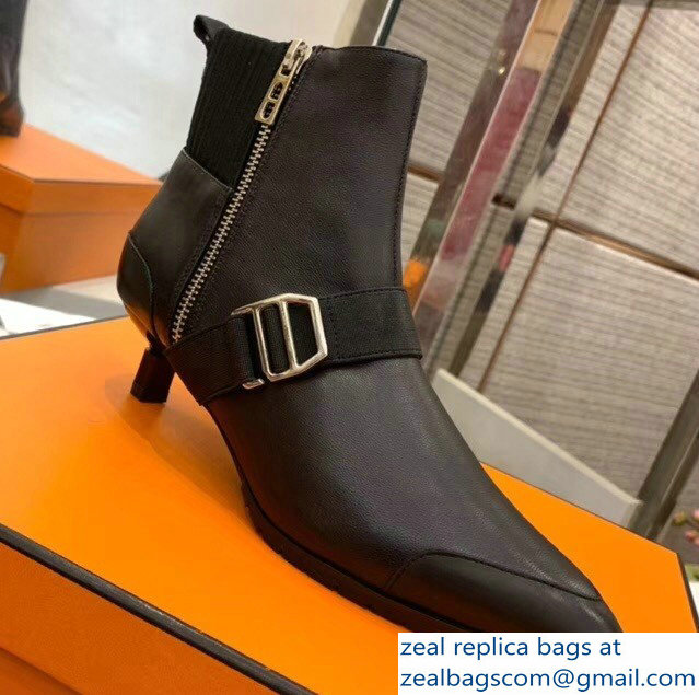 Hermes Shocky Ankle Boots Black 2018