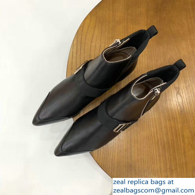 Hermes Shocky Ankle Boots Black 2018
