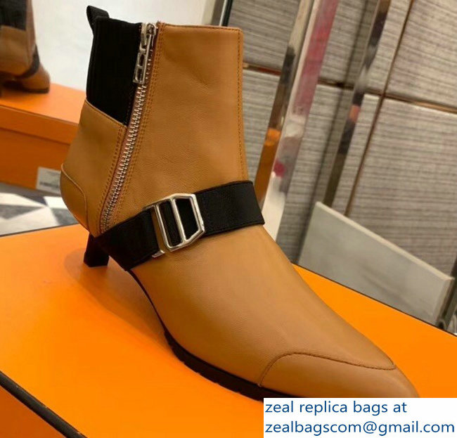 Hermes Shocky Ankle Boots Brown 2018 - Click Image to Close