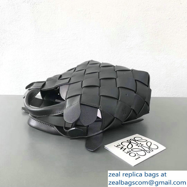 Loewe Woven Buckle Basket Mini Bag Black 2018 - Click Image to Close