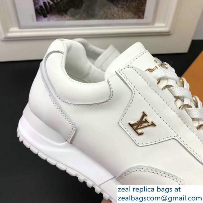 Louis Vuitton Calf Leather Run Away Men's Sneakers White 2018