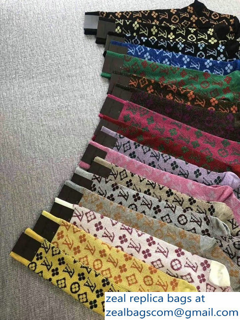 Louis Vuitton Cotton Socks LV10