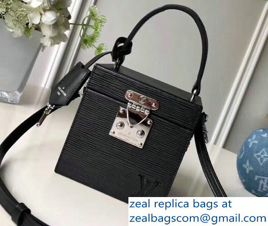 Louis Vuitton EPI Leather Bleecker Box Bag M52466 Black 2018 - Click Image to Close