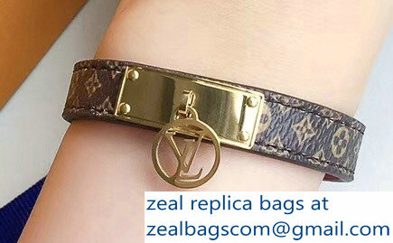 Louis Vuitton Logomania Bracelet M4150E Monogram Canvas