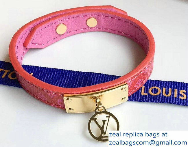 Louis Vuitton Logomania Bracelet Peach