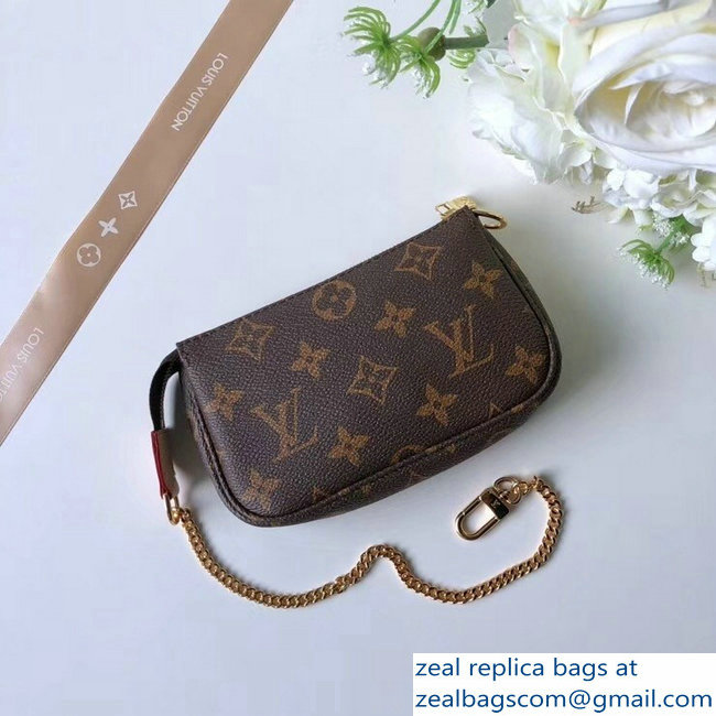 Louis Vuitton Mini Pochette Accessoires Bag Monogram Canvas M58009
