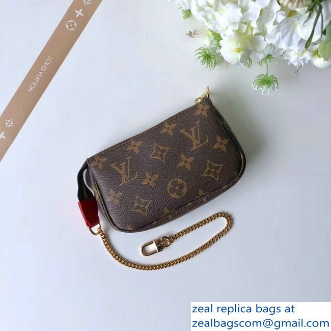 Louis Vuitton Mini Pochette Accessoires Bag Monogram Canvas M63830 Lions and House Trunks - Click Image to Close