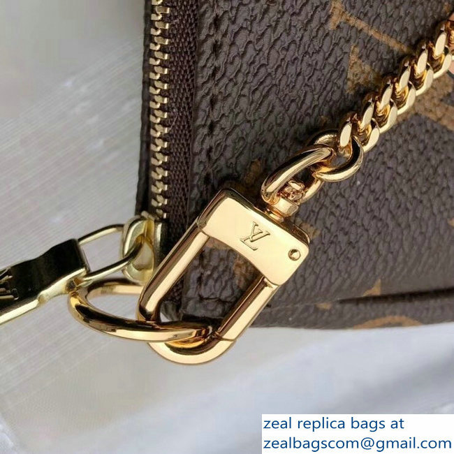 Louis Vuitton Mini Pochette Accessoires Bag Monogram Canvas M67769 Bears On Skis - Click Image to Close