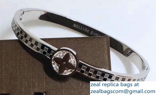 Louis Vuitton Monogram Flower Bracelet Silver - Click Image to Close