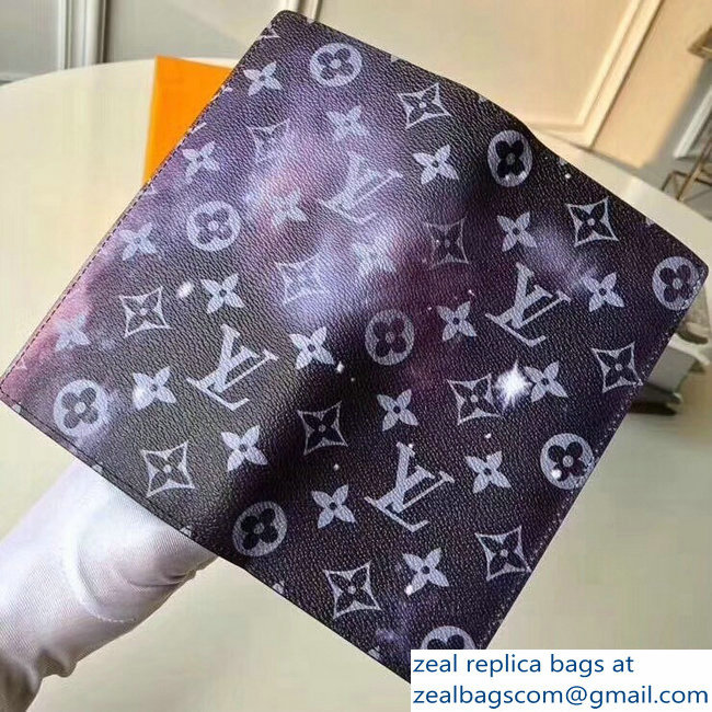 Louis Vuitton Monogram Galaxy Canvas Brazza Wallet M63871 2018
