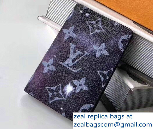 Louis Vuitton Monogram Galaxy Canvas Pocket Organizer Wallet M63873 2018 - Click Image to Close