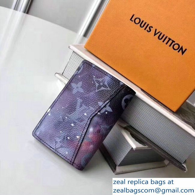 Louis Vuitton Monogram Galaxy Canvas Pocket Organizer Wallet M63873 2018