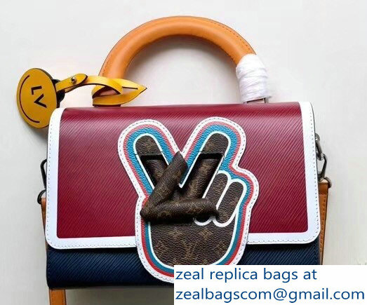 Louis Vuitton Peace Symbol Twist MM Bag M52513 2018