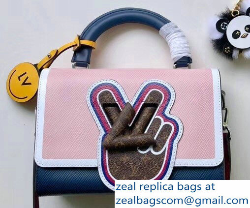 Louis Vuitton Peace Symbol Twist MM Bag M52514 2018 - Click Image to Close