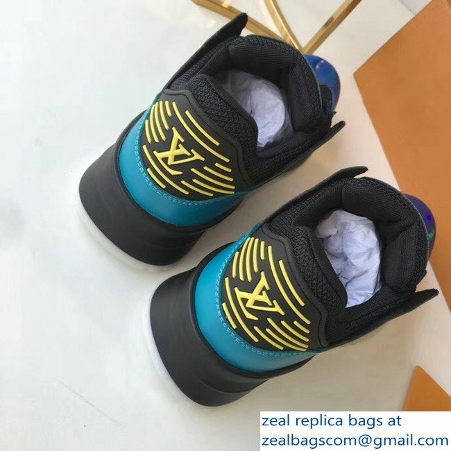 Louis Vuitton Zig Zag Sneakers Blue 2018 - Click Image to Close