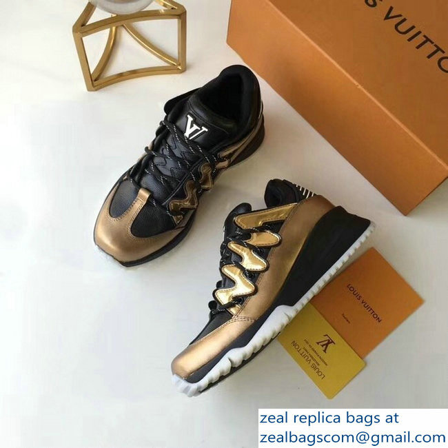 Louis Vuitton Zig Zag Sneakers Gold 2018