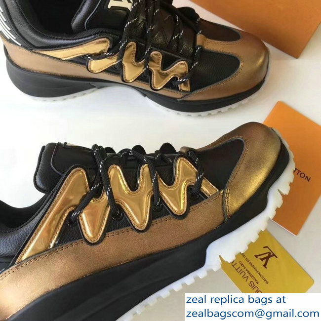Louis Vuitton Zig Zag Sneakers Gold 2018