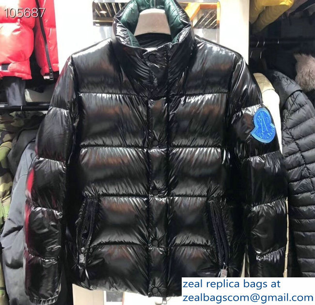 Moncler Down Jacket Black/Green 2018