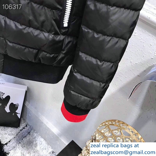 Moncler Down Jacket Black/Red 2018