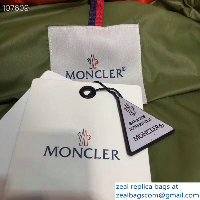 Moncler Down Jacket Orange 2018 - Click Image to Close