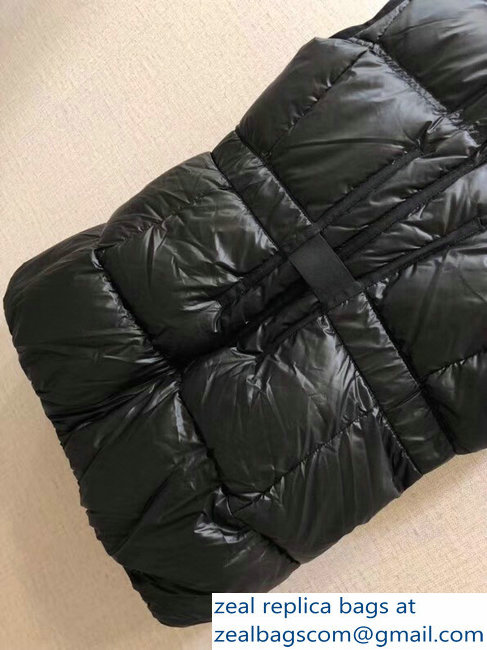 Moncler Down Vest Black with Belt 2018