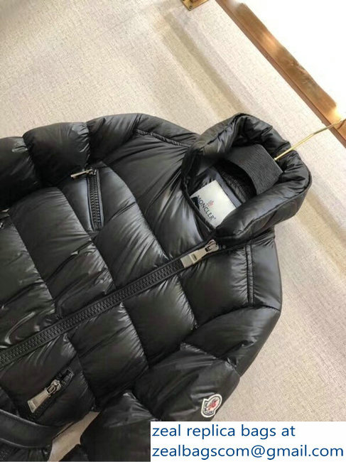 Moncler Long Down Jacket Black 2018 - Click Image to Close