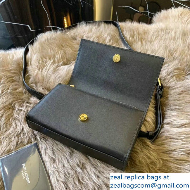 Saint Laurent Kate Belt Bag in Smooth Leather Black 534395 2018