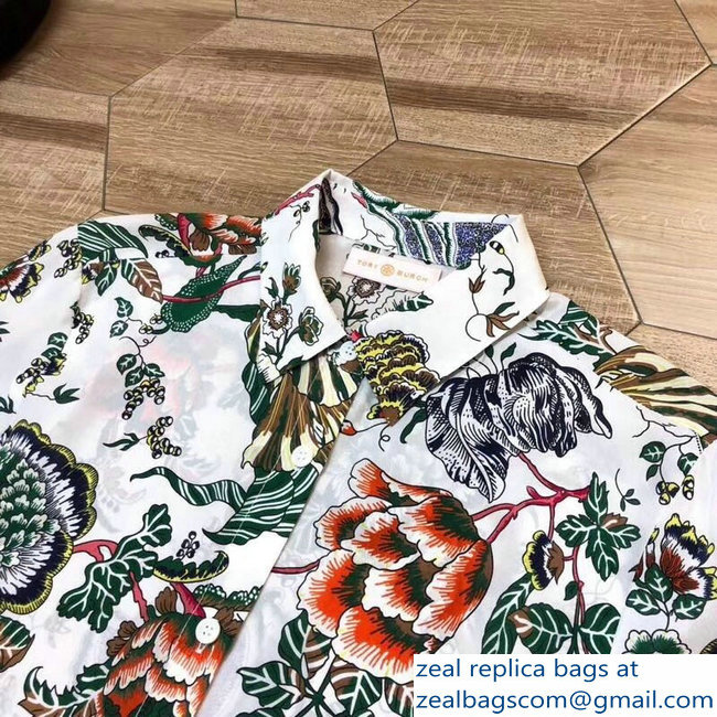 Tory Burch Flower Shirt 2018