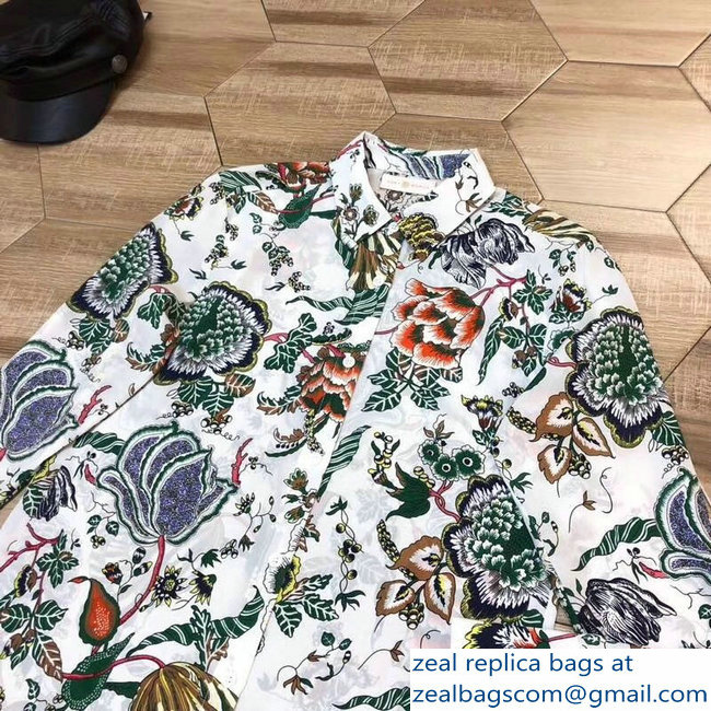 Tory Burch Flower Shirt 2018