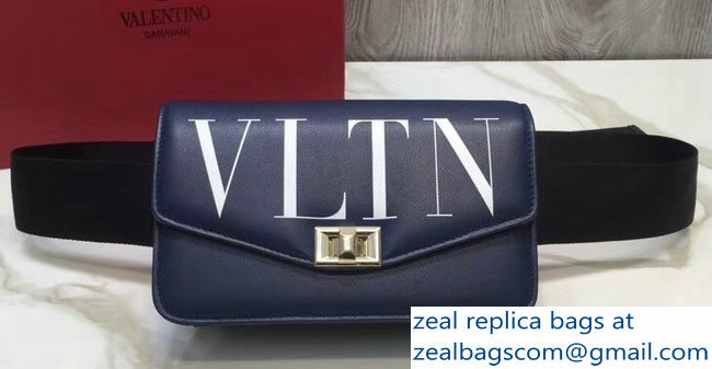 Valentino VLTN Cross Body Belt Bag Blue 2018 - Click Image to Close