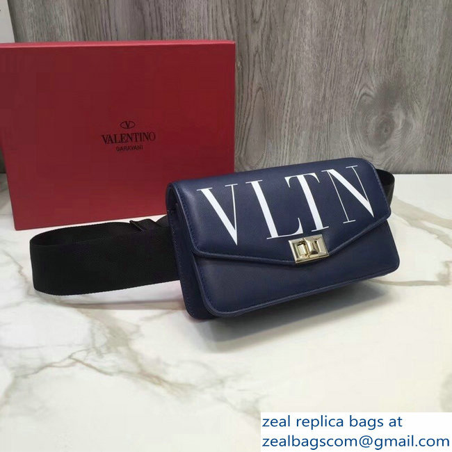 Valentino VLTN Cross Body Belt Bag Blue 2018 - Click Image to Close