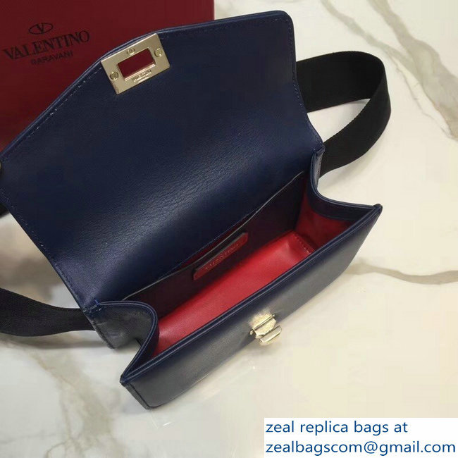 Valentino VLTN Cross Body Belt Bag Blue 2018