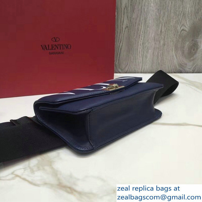 Valentino VLTN Cross Body Belt Bag Blue 2018